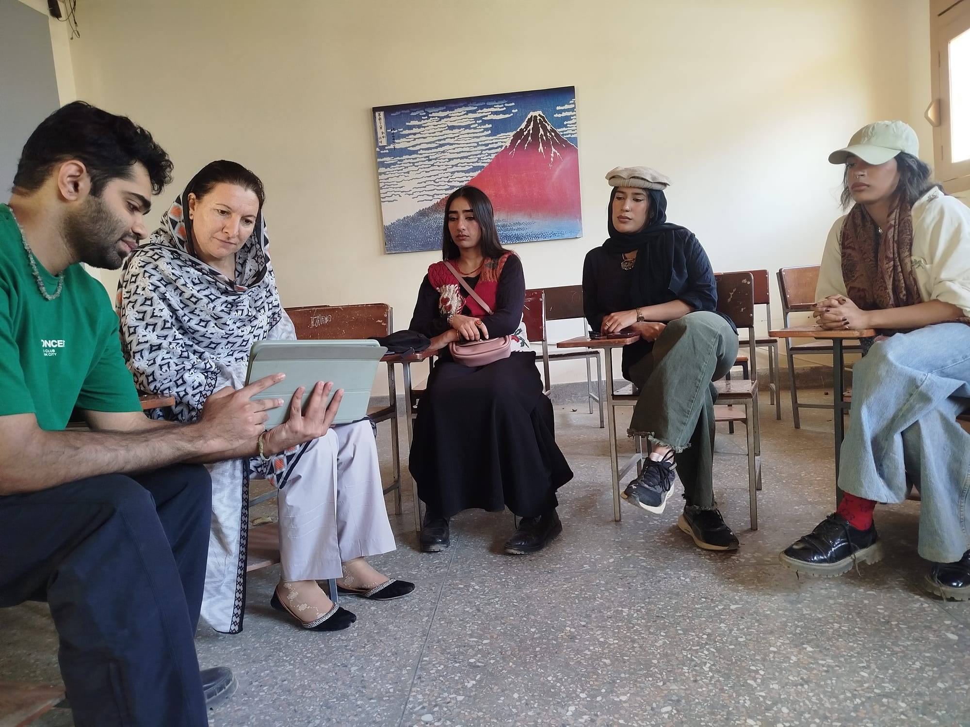 Photograph from the Digital Skills Workshop, October 2025